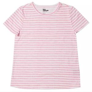 Big Girls Short Sleeve Striped Large